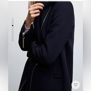 MANGO COAT WITH DETACHABLE FUR